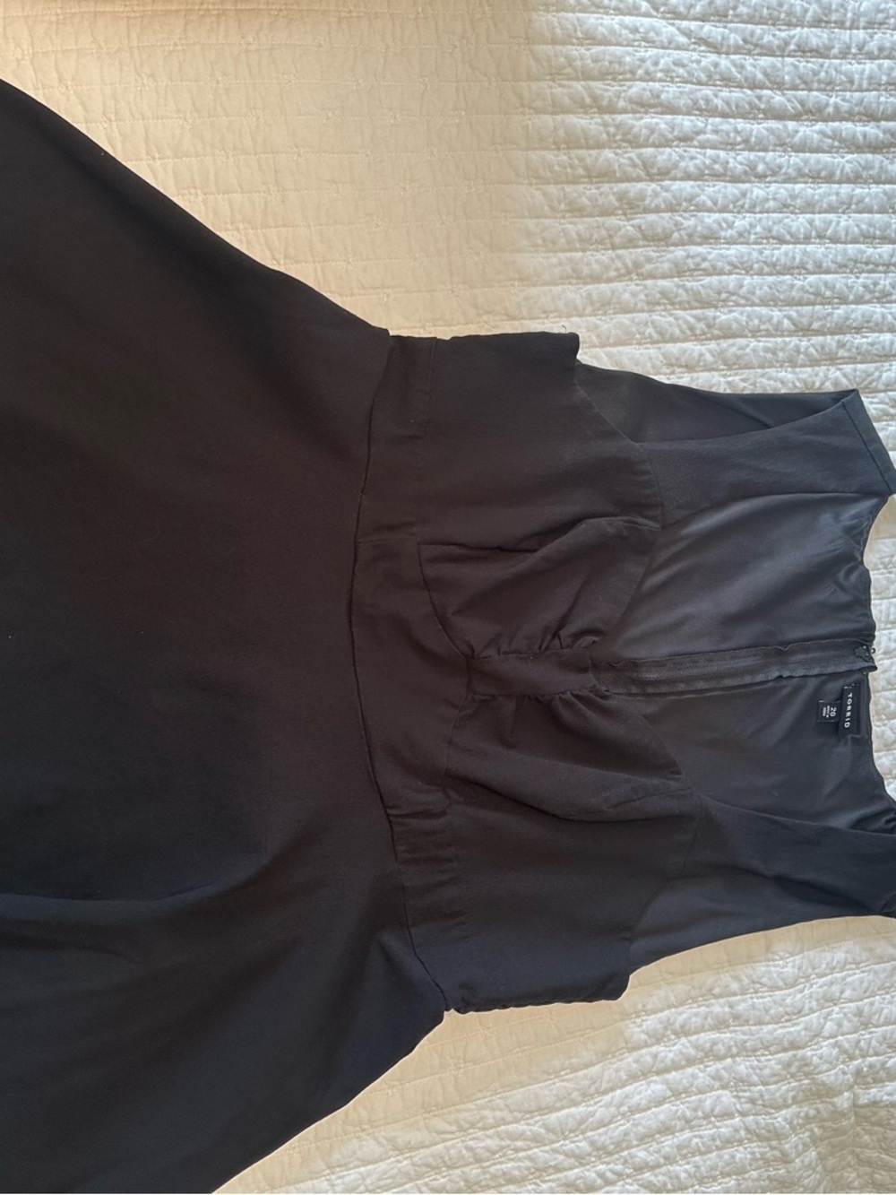 torrid Black Sleeveless Fit & Flare Dress with Sweetheart Bodice Retro Chic - Picture 2 of 2